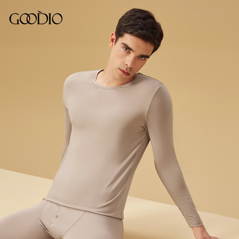 歌帝保暖内衣男士薄款无痕腈纶吸湿发热打底青少年春秋衣秋裤套装,淘宝优惠券,粉丝福利购,淘宝优惠卷