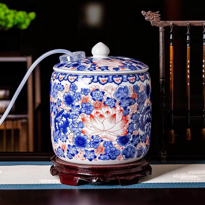 泡茶桶自动进水带浮球阀储水罐陶瓷器景德镇纯净上水水桶功夫茶,淘宝优惠券,粉丝福利购,淘宝优惠卷