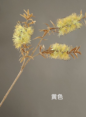 仿真松尾草雾凇迷雾塑料花 跨境货源家居婚庆装饰森式婚礼堂软装