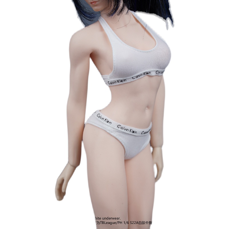 现货SA Toys SA038 1/6女兵人衣服经典黑白款内衣内裤 6分娃衣-图3