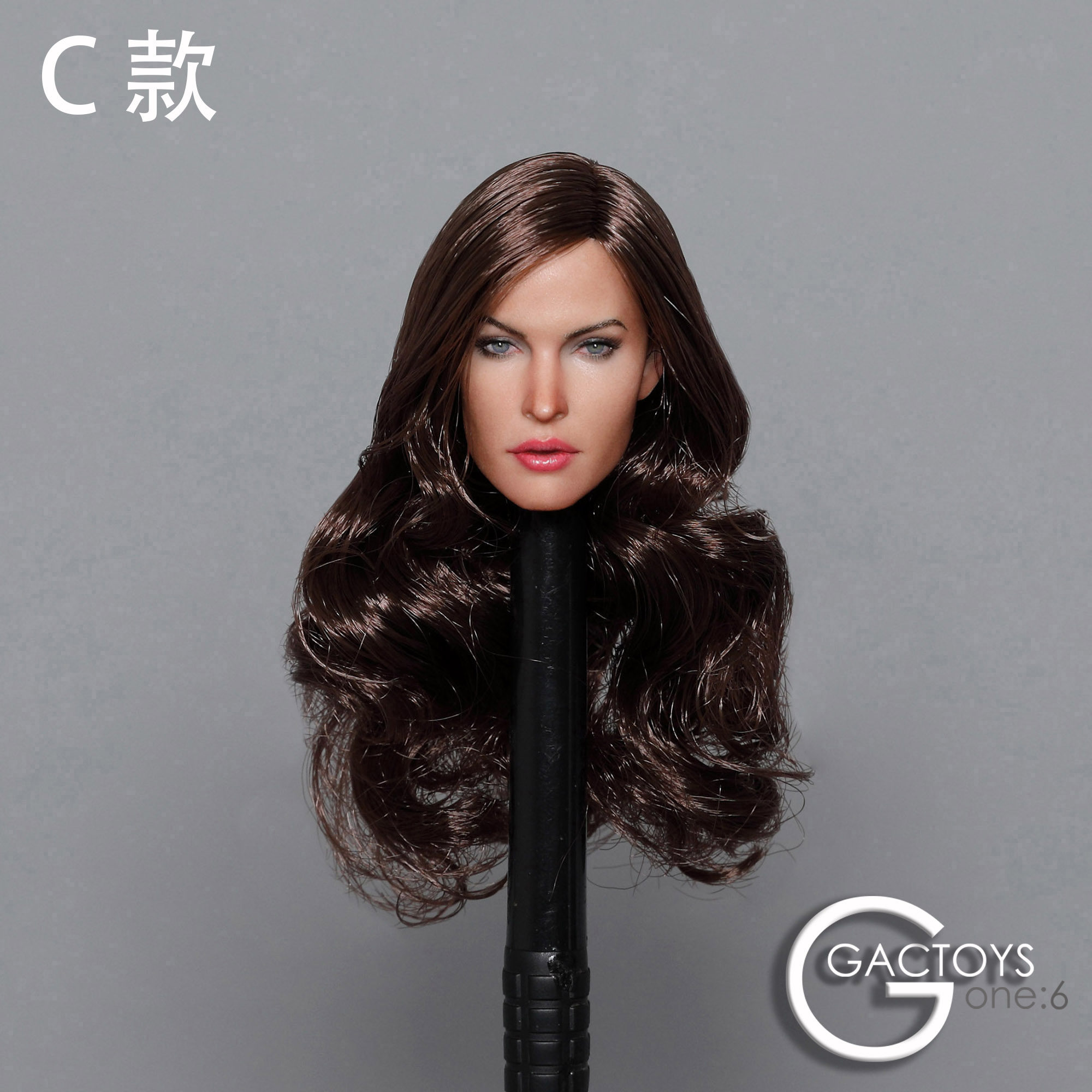 现货GACTOYS 1/6兵人 欧美女头雕 GC029 A,B,C三款 头雕模型