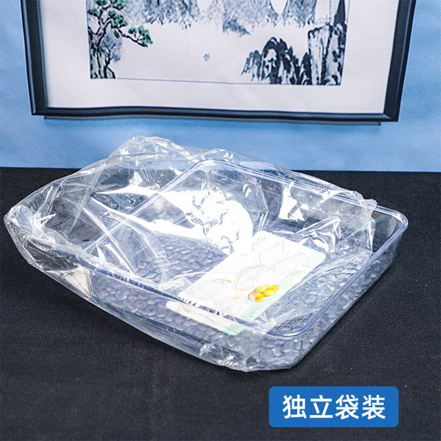 Wholesale transparent plastic square storage tray