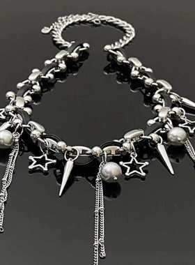 高级感锁骨链个性辣妹颈链配饰