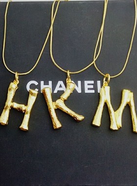 短款项链刘嘉玲同款镀金女