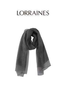 LORRAINES 东方佳人-双层桑蚕丝百搭披肩围巾四季可用