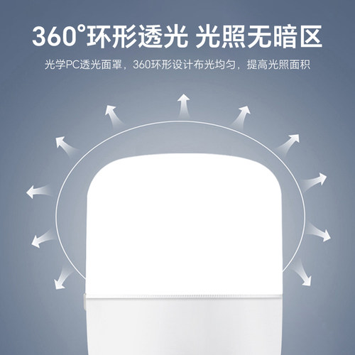 户外防水LED灯泡节能灯球泡卡口E27大螺口超亮阳台路灯庭院照明 - 图1