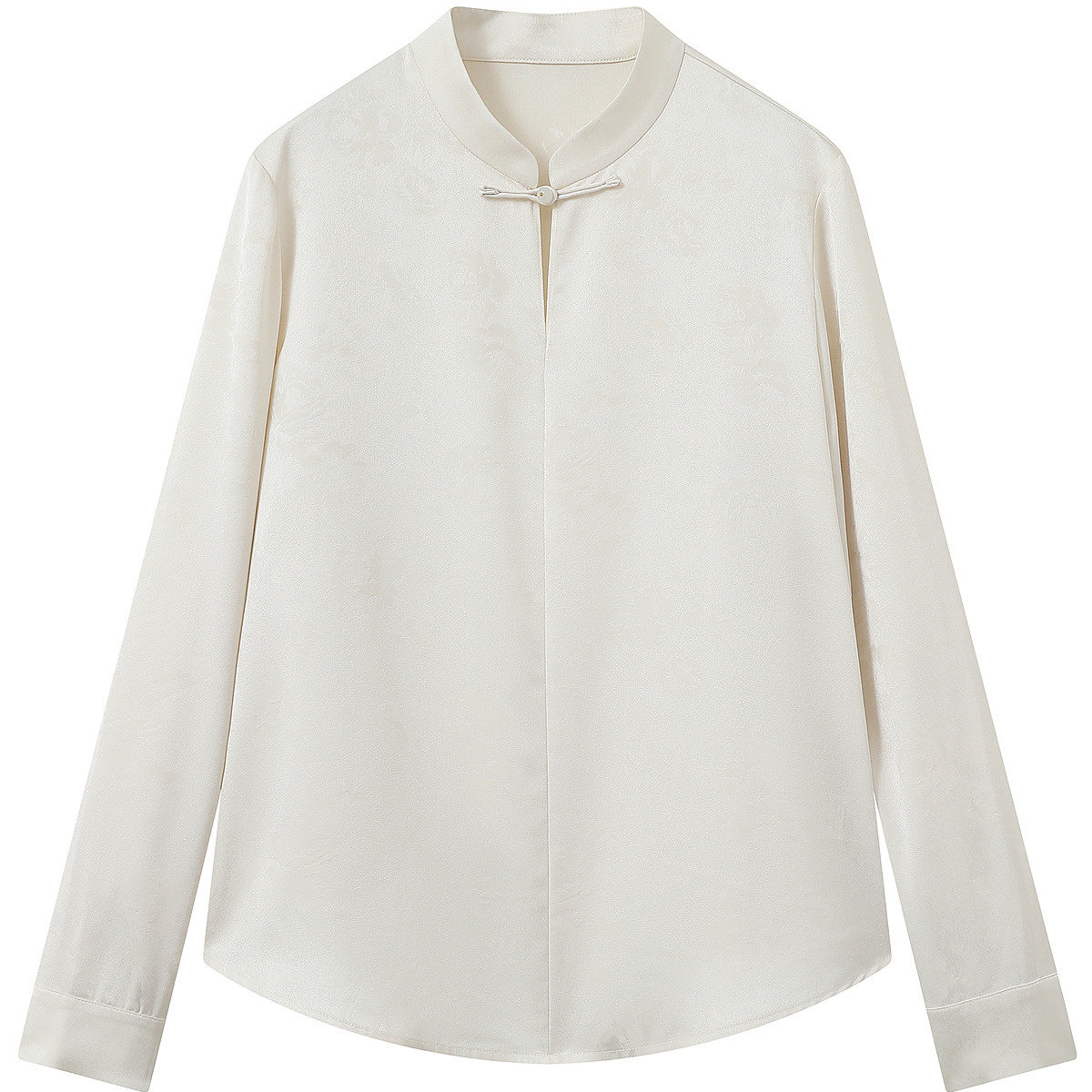 【新中式】FINITY菲妮迪国风雪纺衫2025年秋季新款盘扣古典上衣女 - 图3