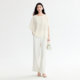ເສື້ອຢືດ chiffon sleeve ruffle Fenidi