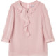 ເສື້ອຢືດສາຍຄໍ Finidi ruffle chiffon