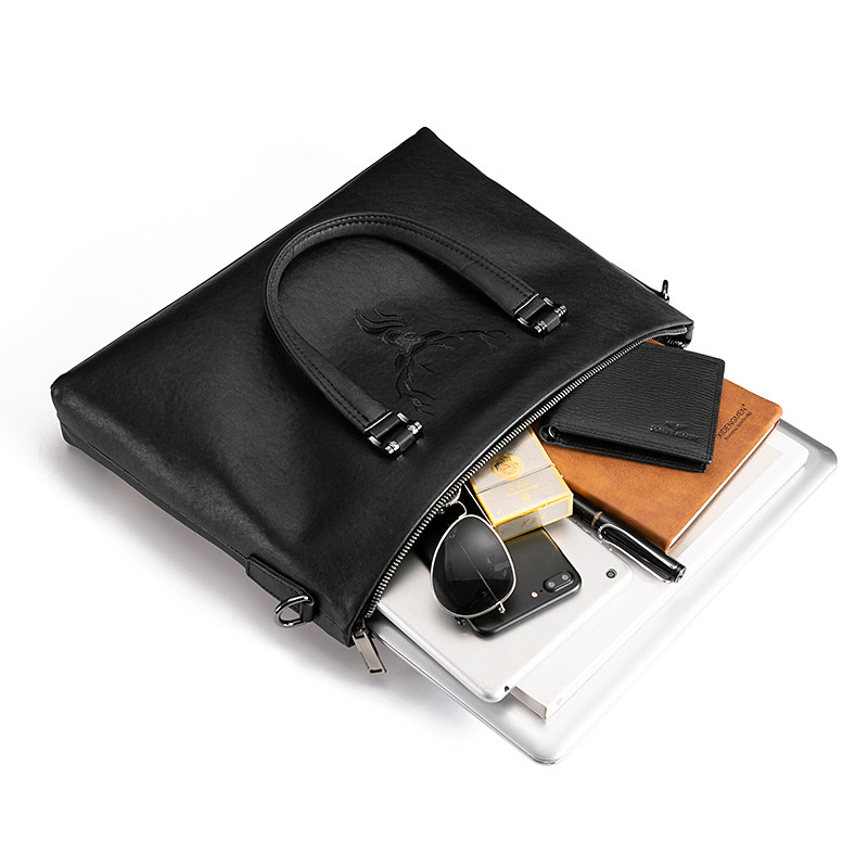 卓梵阿玛尼公文包真皮横款斜挎包 乐淘淘箱包男士包袋