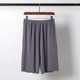Men's pajamas five-point ice silk summer casual home pants