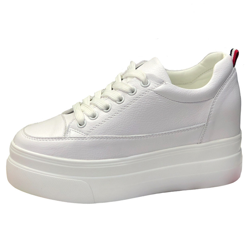 小白鞋女2026春季新款小个子7CM韩版百搭厚底内增高轻便休闲板鞋,淘宝优惠券,粉丝福利购,淘宝优惠卷