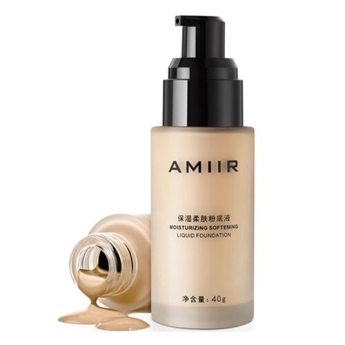 AMIIR艾米尔粉底液保湿遮瑕控油强持久裸妆不脱色粉底膏BB霜正品 - 图3