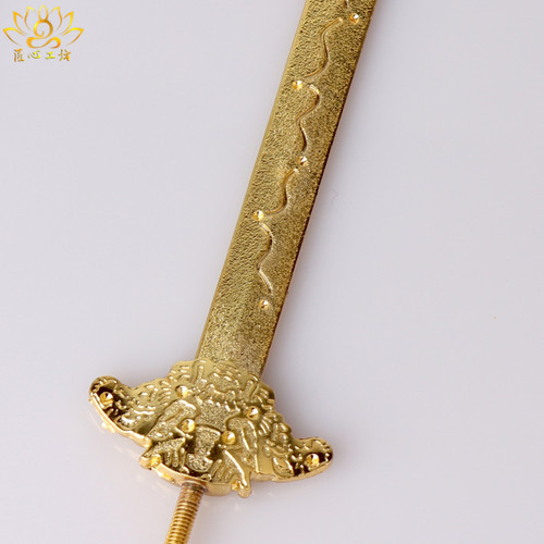张天师钟馗玄天上帝九天玄女神像手里拿的武器七星宝剑法器配件 - 图0