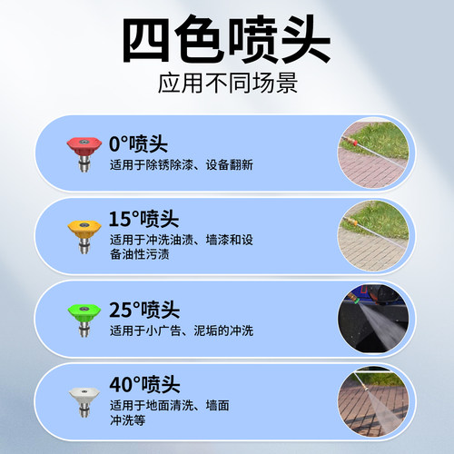 电动三轮高压冲洗车物业小区地面冲洗养殖厂学校工地用消毒四轮车 - 图1