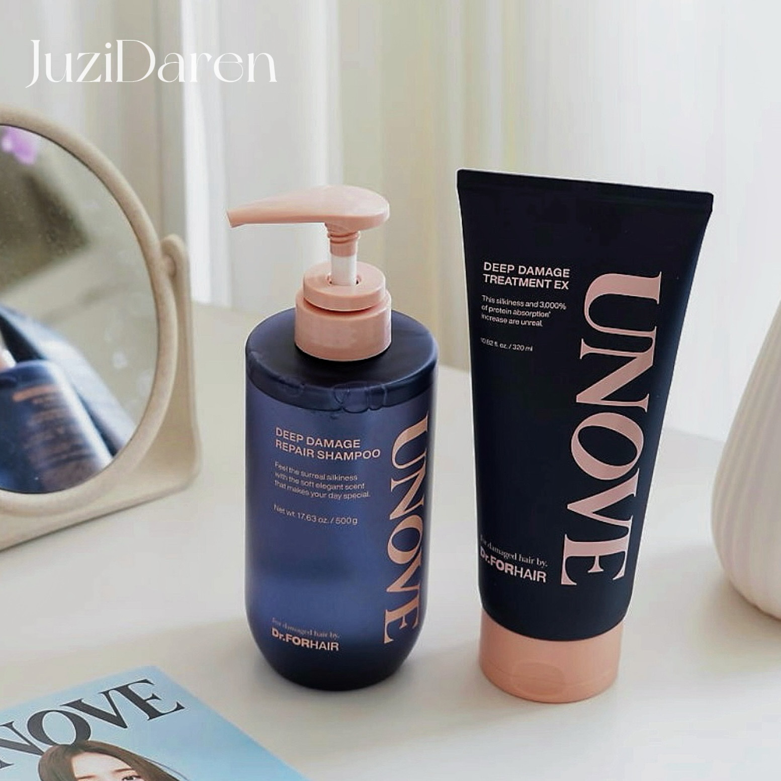 强推▲韩国unove蛋白质修护发膜护发素 改善干枯毛躁烫染损伤发质,淘宝优惠券,粉丝福利购,淘宝优惠卷