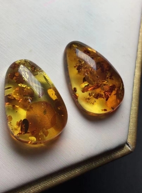 天然花珀吊坠Amber蜜蜡琥珀