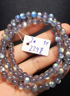 女生多圈素圈三圈项链