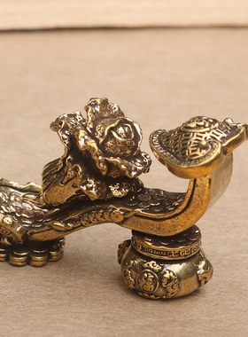 黄铜小摆件桌面手把件