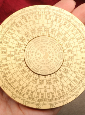 随身便携减压指尖陀螺黄铜旋转