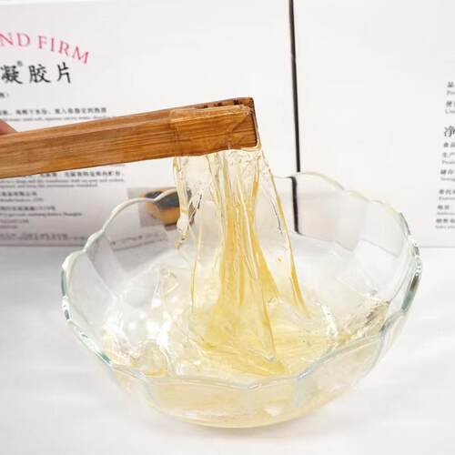 百利吉祥吉利丁片1kg凝胶片商用明胶食用鱼胶果冻布丁酪慕斯蛋糕 - 图2