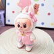 1st, 2nd and 3rd generation keychain Labubu clothes pendant Labbubu baby clothes elegant Chinese style suit cute fairy