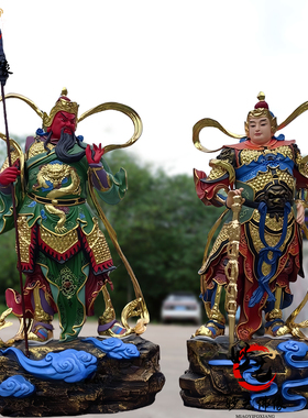 韦陀珈蓝护法菩萨将军护法神像树脂玻璃钢韦陀珈蓝真身神像摆件