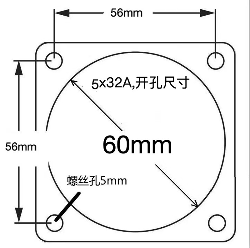 航空工业防水插DTCEE插头插座连接单相三相A极3芯4芯5芯 16A 32A - 图1