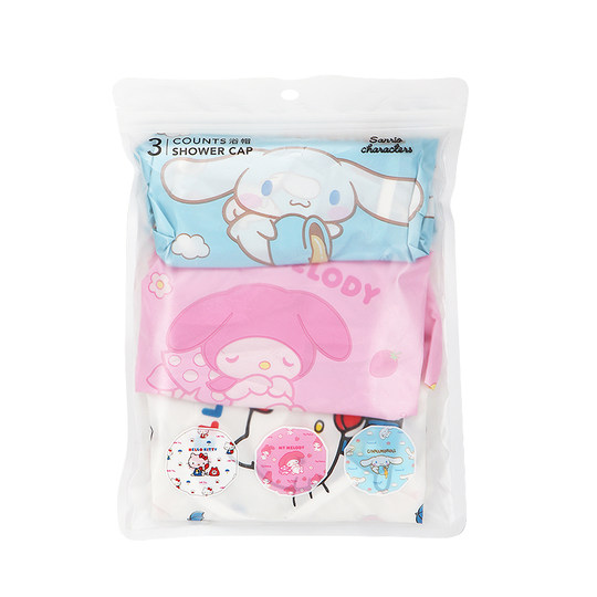 Premium Sanrio shower cap waterproof miniso