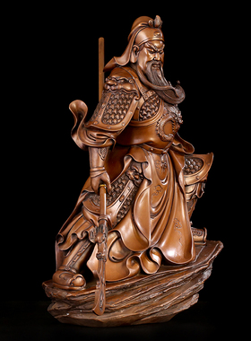 摆件武财神客厅关公像