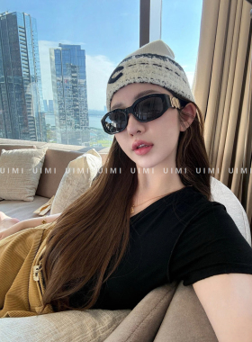 UIMI/一眼沦陷的复古奢华！25FW 赵露思同款个性多边形太阳眼镜女