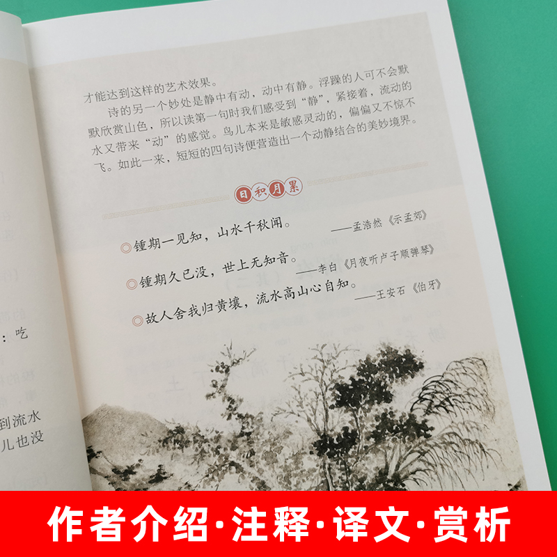 小学生古诗词169首+小古文100篇全3册字帖一二五三四年级小学通用75+80唐诗大全人教版1集2文言文3全套部编版非必背必备古诗词 - 图2