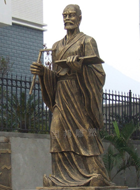 铸铜仿铜关公关羽古代历史名人人物雕像摆放户外景观广场园林雕塑