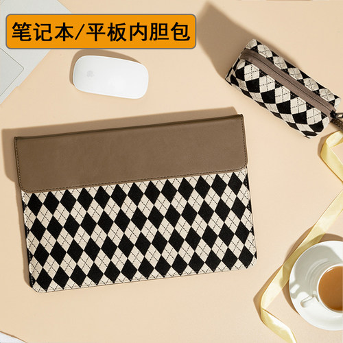 笔记本电脑内胆包适用想联小新air14寸plus16英寸pro15thinkbook15.6保护套戴尔灵越xps13华硕a豆收纳袋便携 - 图0