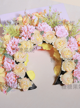 簪花手工簪花DIY材料包