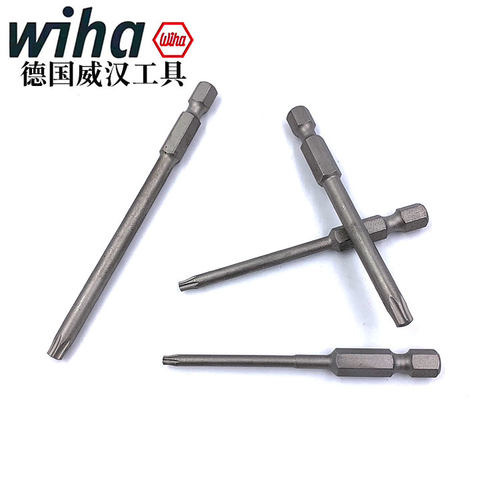 德国wiha威汉进口梅花批头电动螺丝刀起子头星型六角风批嘴T10T15 - 图2