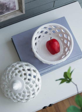 陶瓷储物罐样板间软装装饰摆件