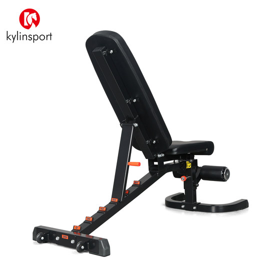 Multifunctional commercial bench press bench Little Flying Bird dumbbell bench household abdominal muscle board fitness equipment sit-ups fitness chair