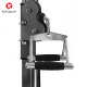 Saddle rubber-coated tension bar, gym supporting bar, special handle for fitness equipment, electroplated special-shaped parts