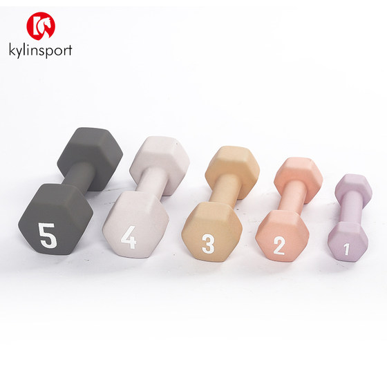 Color dipped small dumbbells for men and women