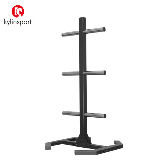 Three-layer barbell plate storage rack storage rack