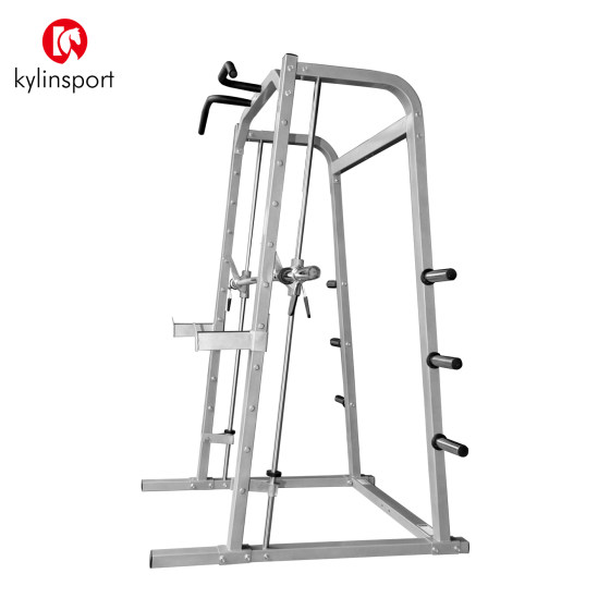 Bench press and squat personal trainer Smith fitness frame weight bench
