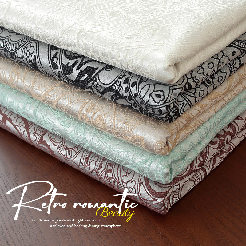 法式中古桌布轻奢高级餐桌布防水复古茶几盖布免洗白色提花新款,淘宝优惠券,粉丝福利购,淘宝优惠卷