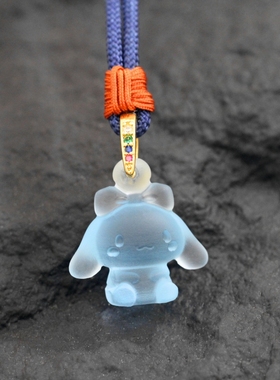 惠古琉璃玉桂狗新款项链吊坠