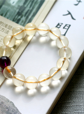 古法琉璃散珠佛珠手串绿配珠多宝