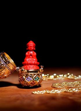 惠古男女本命宝宝佛嘎乌盒项坠