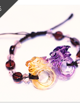 古法通用琉璃复古紫蓝色脱蜡