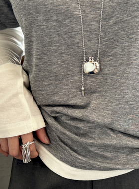 高智通勤水瓶吊坠长款项链