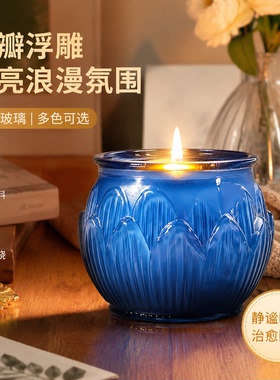 药师佛蓝色莲花酥油灯24小时