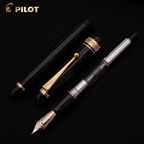 PILOT/百乐一航 百乐743钢笔Custom经典大型14K招牌金笔书写练字商务签名男士送礼礼品 - 图1